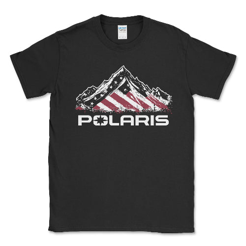 Polaris Men's Big and Tall American Flag T-Shirt Hoodie, Sweatshirt | CiraTrend.com (Image 5)