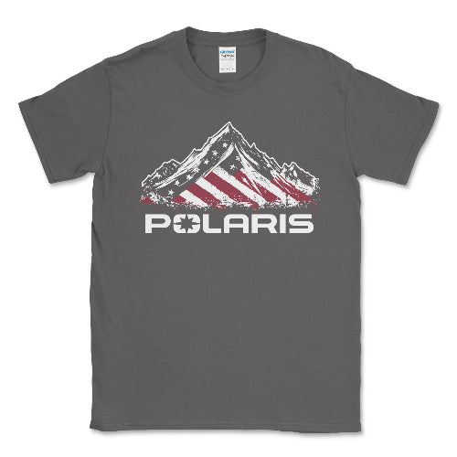 Polaris Men's Big and Tall American Flag T-Shirt Hoodie, Sweatshirt | CiraTrend.com (Image 1)