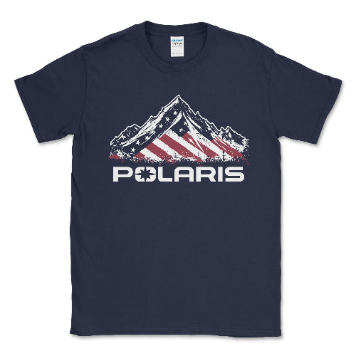 Polaris Men's Big and Tall American Flag T-Shirt Hoodie, Sweatshirt | CiraTrend.com (Image 4)