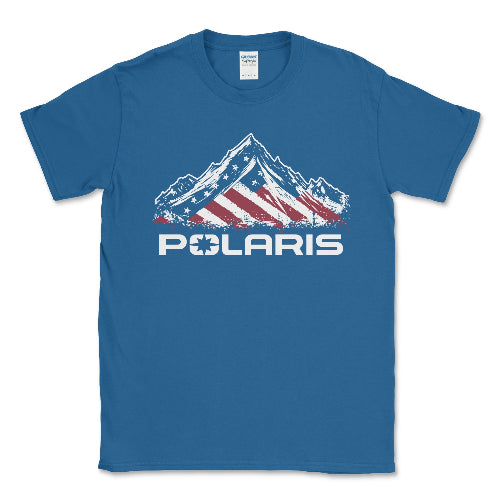 Polaris Men's Big and Tall American Flag T-Shirt Hoodie, Sweatshirt | CiraTrend.com (Image 3)