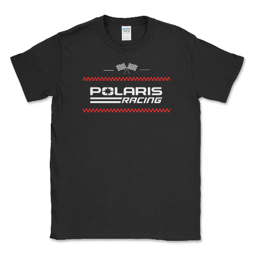 Polaris Men's Big and Tall Racing Flag T-shirt Hoodie, Sweatshirt | CiraTrend.com (Image 5)