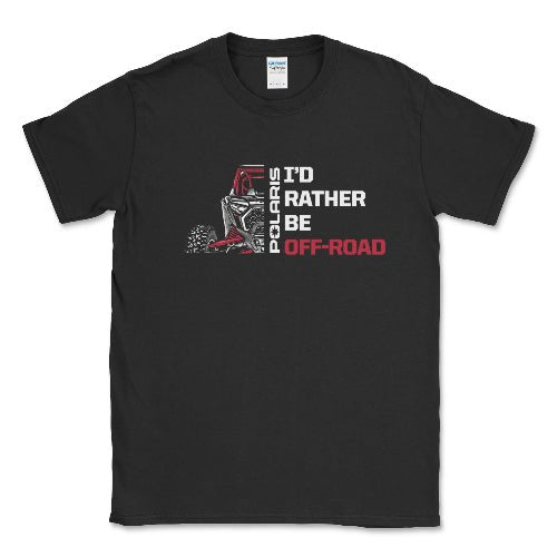 Polaris Men's Big and Tall RZR Shirt-I'd Rather Be Off Road Hoodie, Sweatshirt | CiraTrend.com (Image 4)