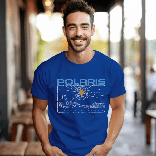 Polaris Men's Big and Tall Think Outside Tee Hoodie, Sweatshirt | CiraTrend.com (Image 2)