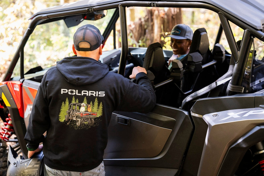 Polaris Ranger Zip-Up Hoodie-Dog Lover T-Shirts, Sweatshirt | CiraTrend.com (Image 2)