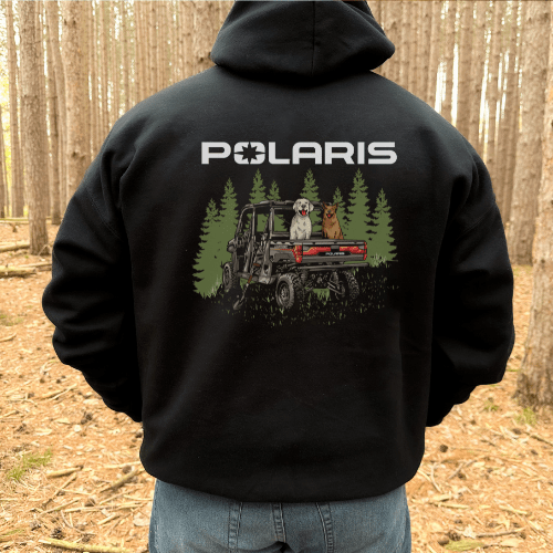 Polaris Ranger Zip-Up Hoodie-Dog Lover T-Shirts, Sweatshirt | CiraTrend.com (Image 4)