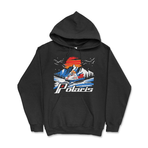 Polaris Retro 70's Snowmobile Hoodie T-Shirts, Sweatshirt | CiraTrend.com (Image 4)