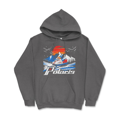 Polaris Retro 70's Snowmobile Hoodie T-Shirts, Sweatshirt | CiraTrend.com (Image 5)