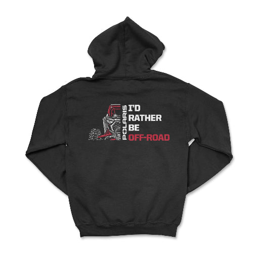 Polaris RZR - Black Zip-Up Hoodie T-Shirts, Sweatshirt | CiraTrend.com (Image 1)