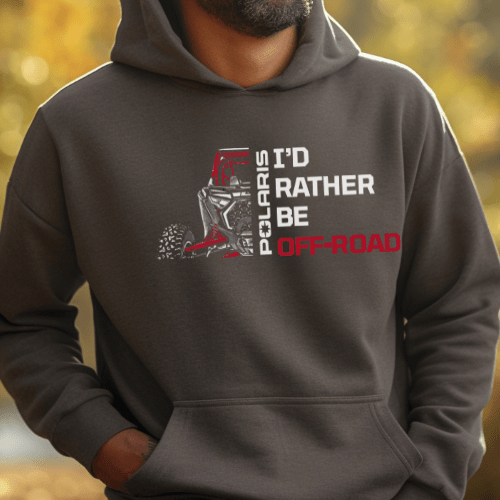 Polaris RZR - I'd Rather Be Off Road Hoodie T-Shirts, Sweatshirt | CiraTrend.com (Image 2)