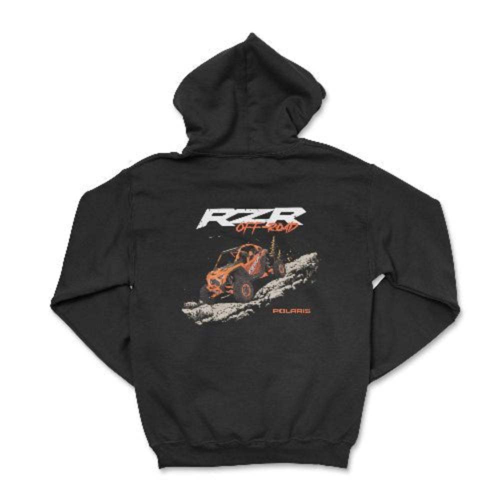 Polaris RZR Zip-Up Hoodie-Exclusive Polaris Apparel T-Shirts, Sweatshirt | CiraTrend.com (Image 1)