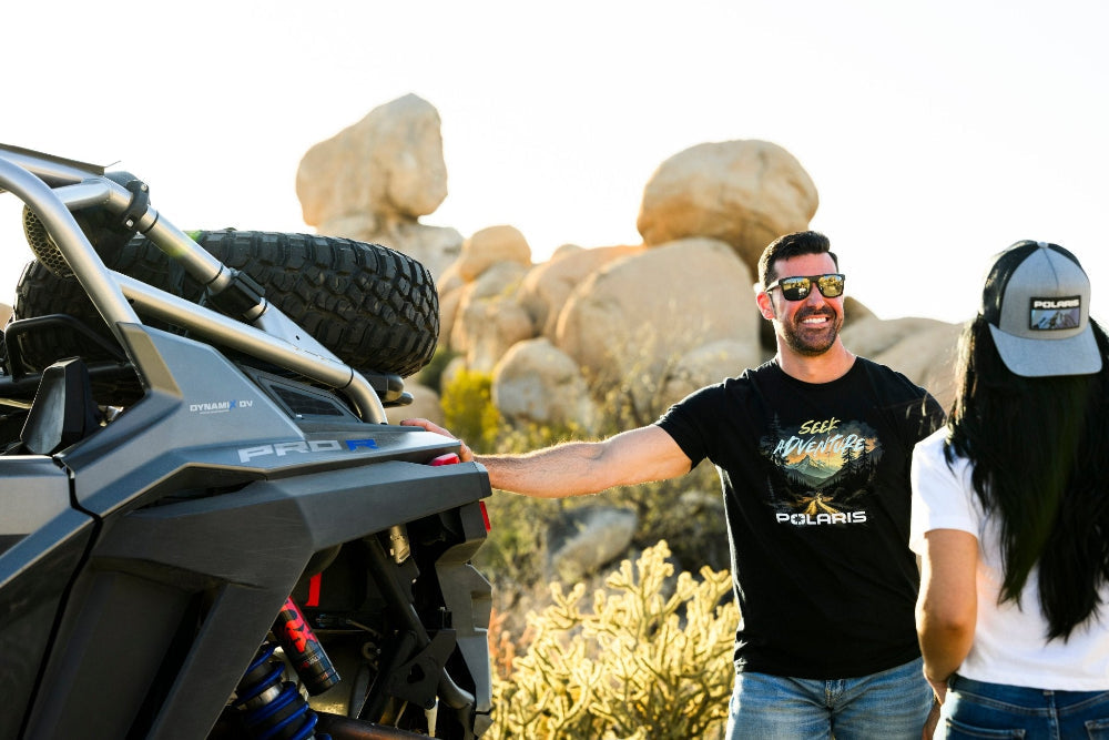 Polaris Seek Adventure T-Shirt : Adventure Starts Here Hoodie, Sweatshirt | CiraTrend.com (Image 2)