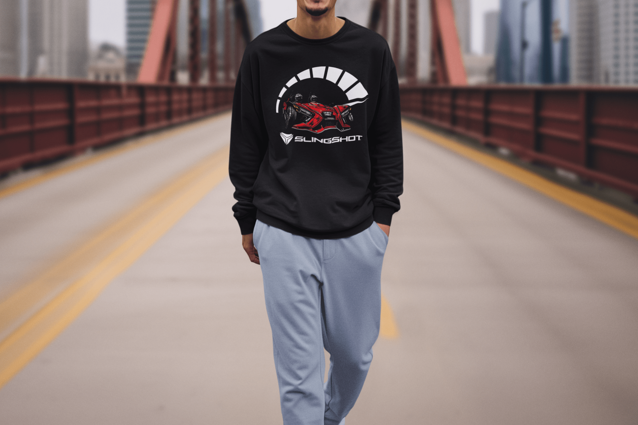 Polaris Slingshot Crewneck Sweatshirt - Ready for Adventure! T-Shirts, Hoodie | CiraTrend.com (Image 2)