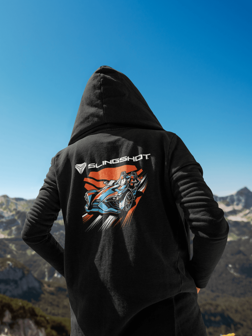 Polaris Slingshot Zip-Up Hoodie T-Shirts, Sweatshirt | CiraTrend.com (Image 2)
