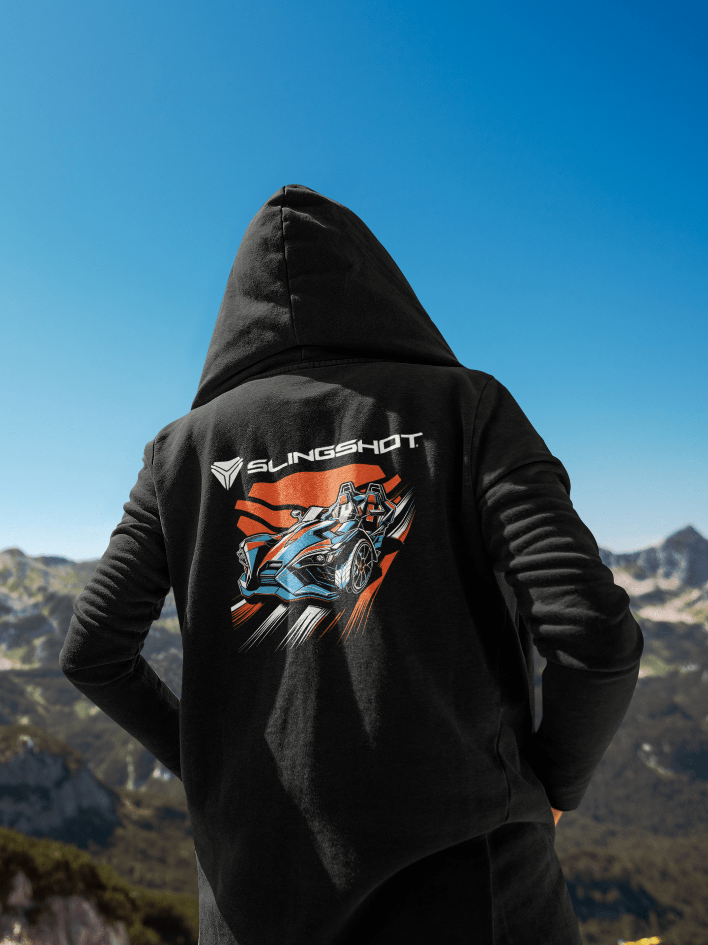 Polaris Slingshot Zip-Up Hoodie T-Shirts, Sweatshirt | CiraTrend.com (Image 2)