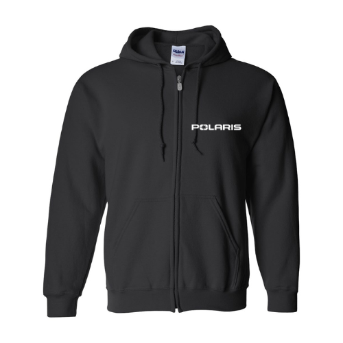 Polaris Snowmobile Gear Zip-Up Hoodie T-Shirts, Sweatshirt | CiraTrend.com (Image 3)
