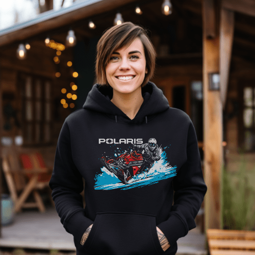 Polaris Snowmobile Hoodie T-Shirts, Sweatshirt | CiraTrend.com (Image 2)