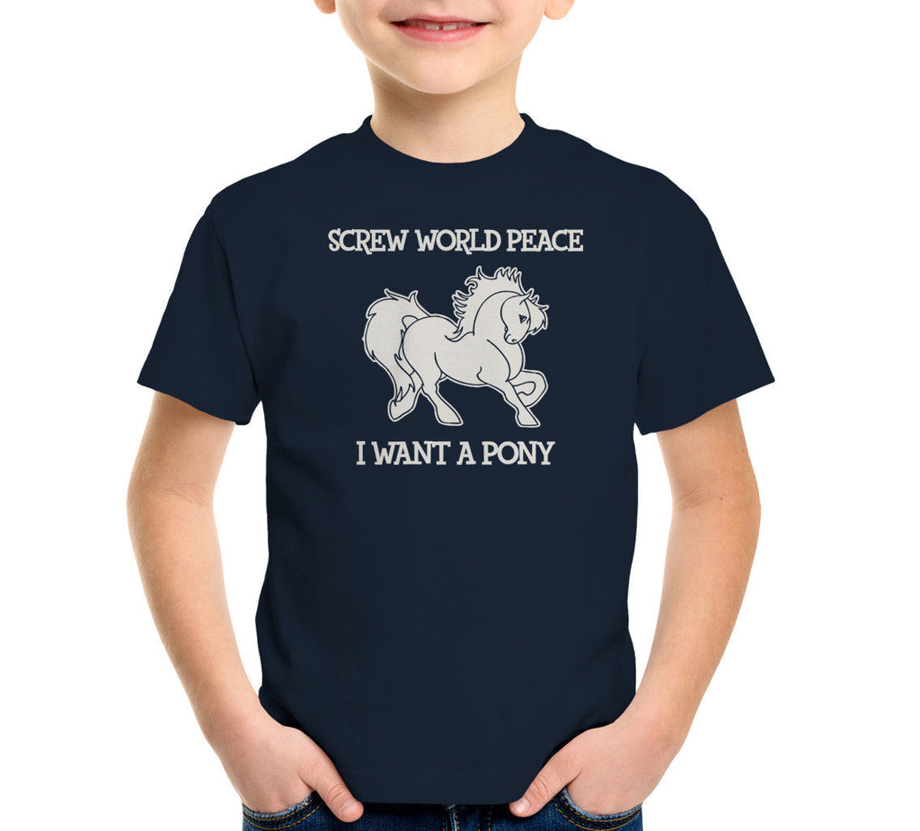 Screw World Peace, I Want A Pony T-Shirt Hoodie, Sweatshirt | CiraTrend.com (Image 5)