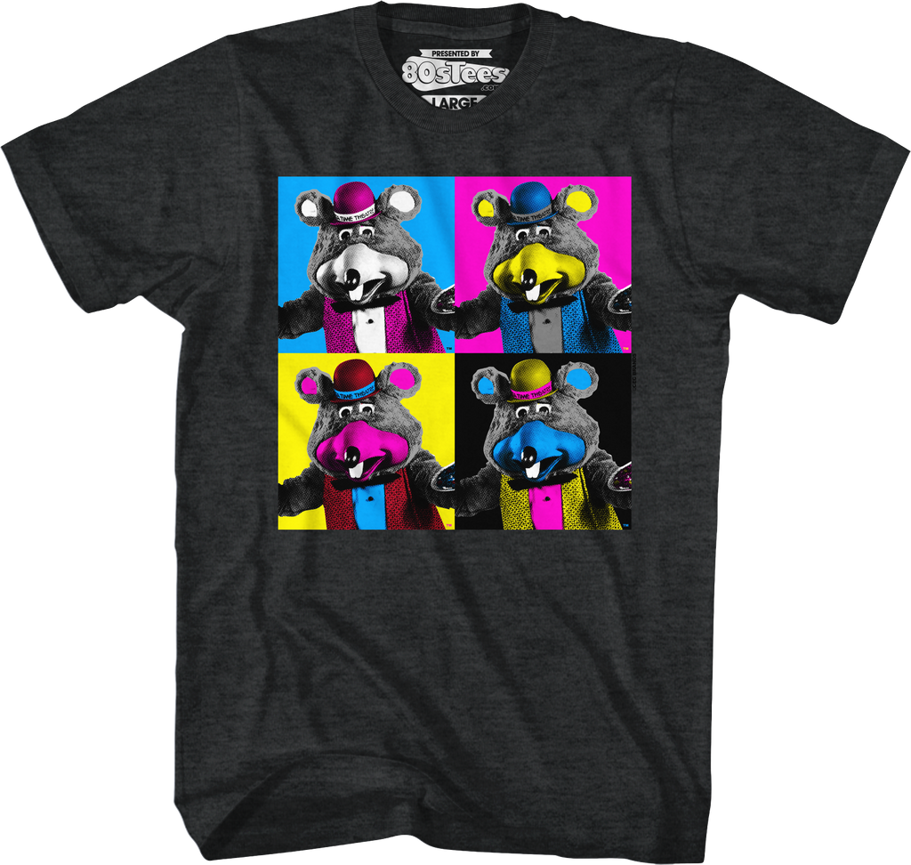 Pop Art Chuck E. Cheese T-Shirt Hoodie, Sweatshirt | CiraTrend.com (Image 1)