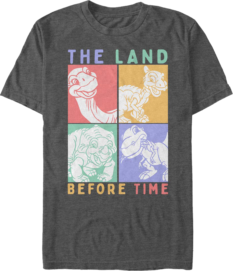 Pop Art Dinosaurs Land Before Time T-Shirt Hoodie, Sweatshirt | CiraTrend.com (Image 1)