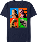 Pop Art Kermit The Frog Muppets T-Shirt Hoodie, Sweatshirt | CiraTrend.com (Image 1)