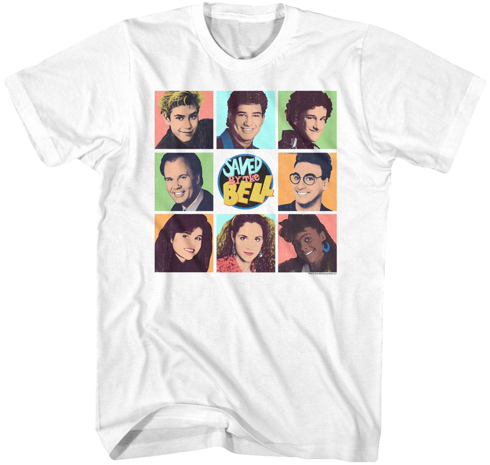 Pop Art Saved By The Bell T-Shirt Hoodie, Sweatshirt | CiraTrend.com (Image 1)