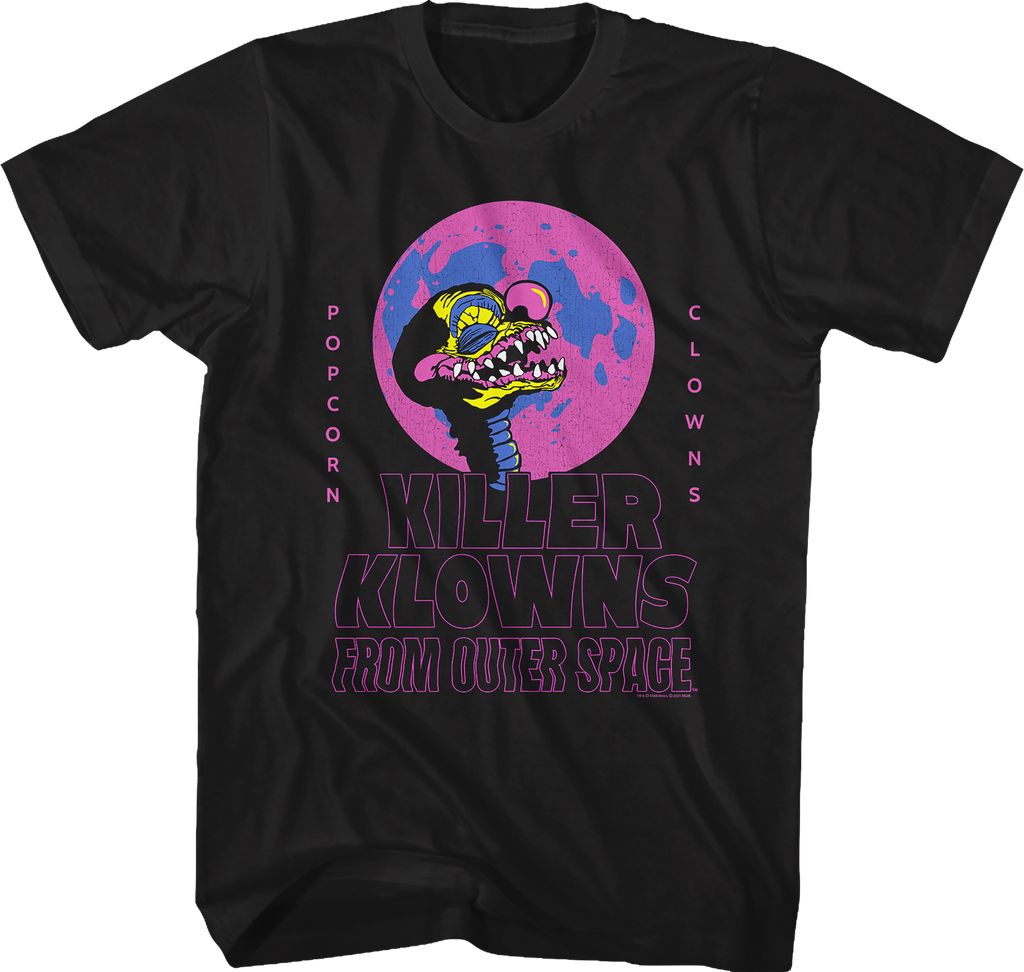 Popcorn Clowns Killer Klowns From Outer Space T-Shirt Hoodie, Sweatshirt | CiraTrend.com (Image 1)