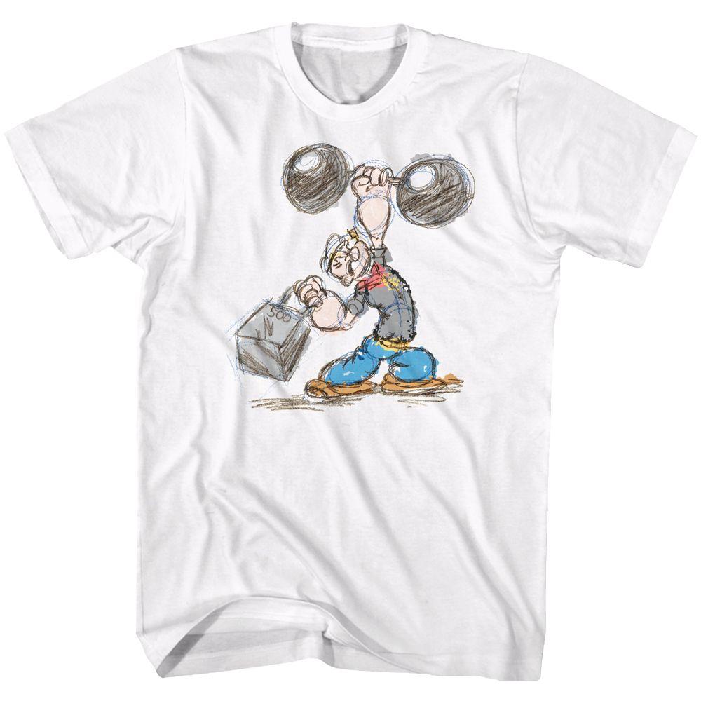 Popeye Popeye Sketch T-Shirt Hoodie, Sweatshirt | CiraTrend.com