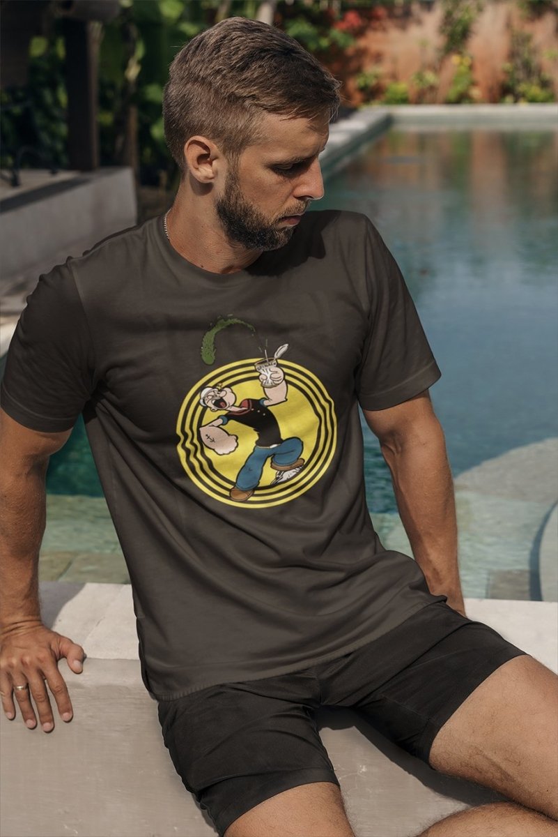 Popeye Popeye Spinach Circle T-Shirt Hoodie, Sweatshirt | CiraTrend.com (Image 1)