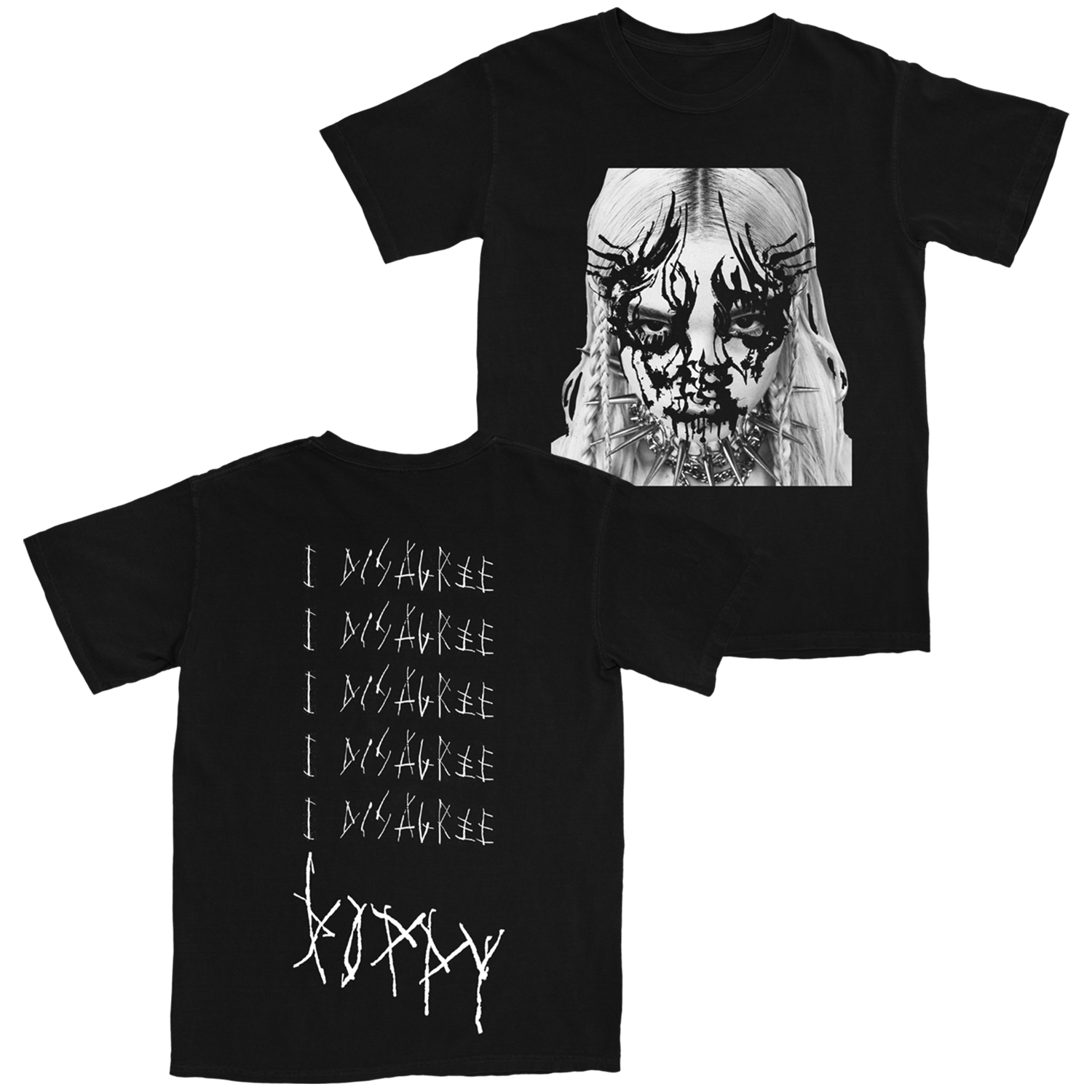 'I Disagree' Album Artwork T-Shirt (Black)