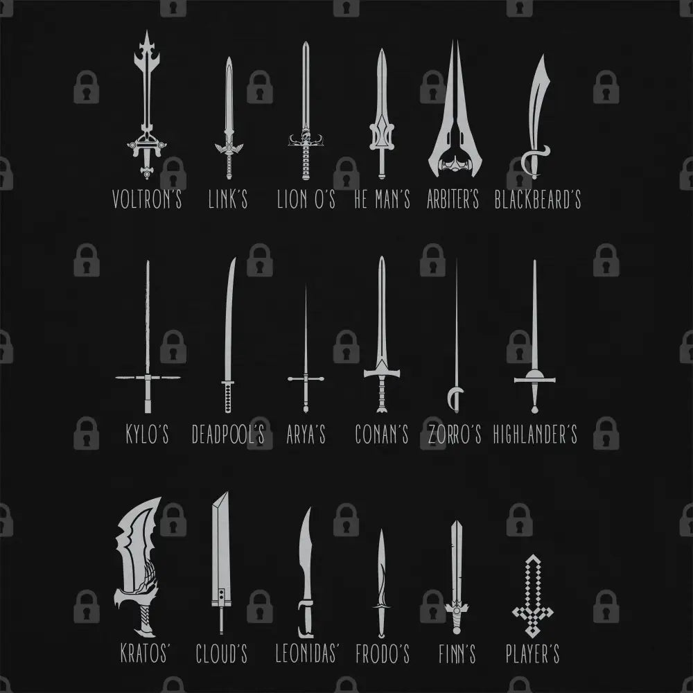 Popular Swords T-Shirt Hoodie, Sweatshirt | CiraTrend.com (Image 1)
