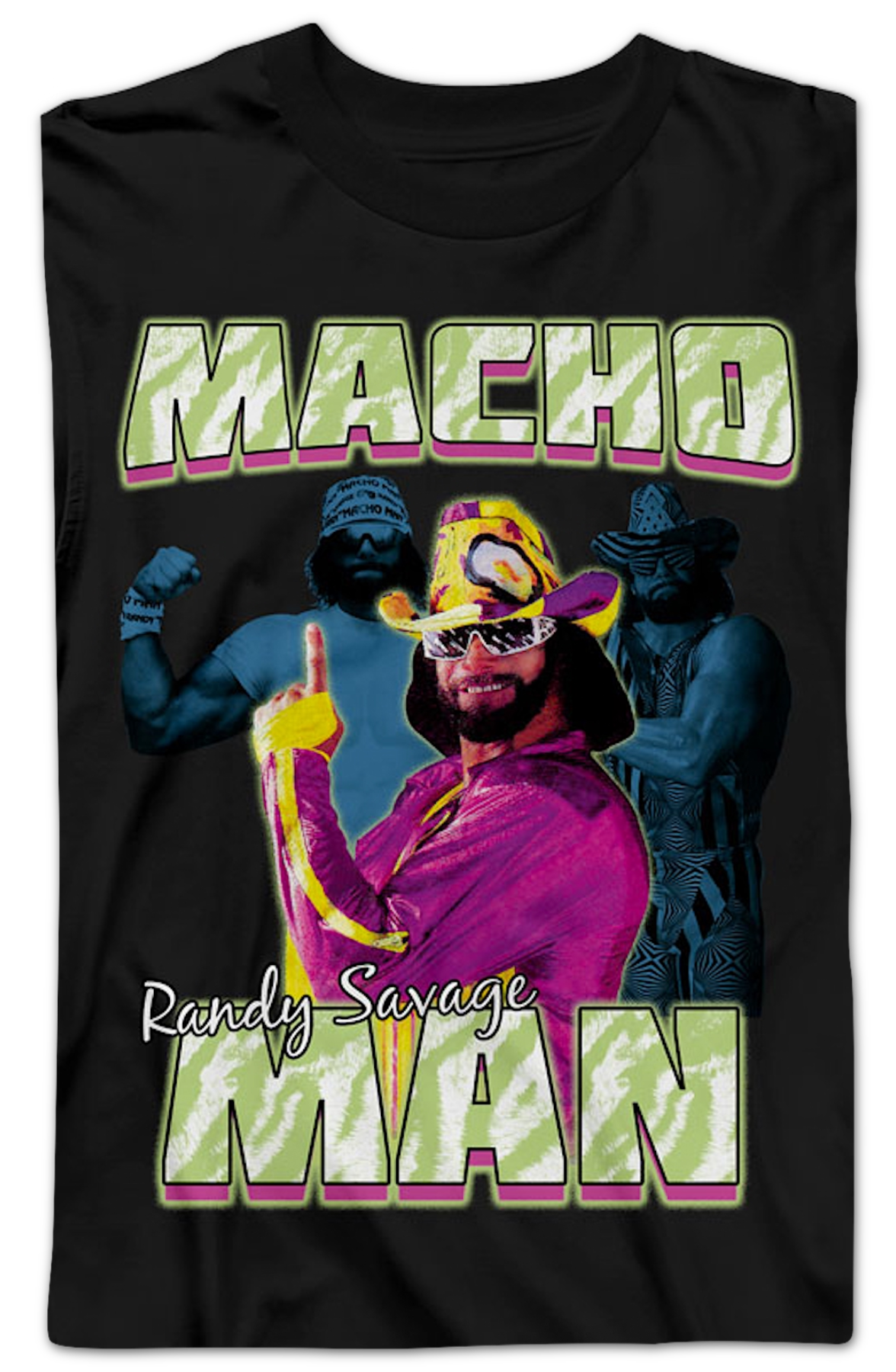 Posing Collage Macho Man Randy Savage Long Sleeve Shirt Hoodie, Sweatshirt | CiraTrend.com (Image 2)