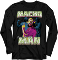 Posing Collage Macho Man Randy Savage Long Sleeve Shirt Hoodie, Sweatshirt | CiraTrend.com (Image 1)