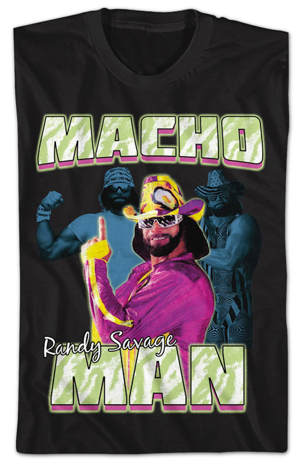 Posing Collage Macho Man Randy Savage T-Shirt Hoodie, Sweatshirt | CiraTrend.com (Image 2)