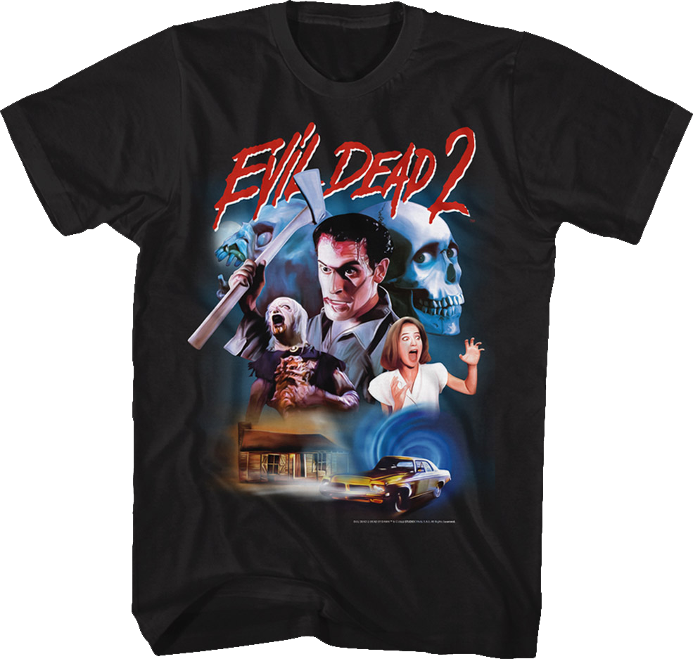 Poster Collage Evil Dead T-Shirt Hoodie, Sweatshirt | CiraTrend.com (Image 1)