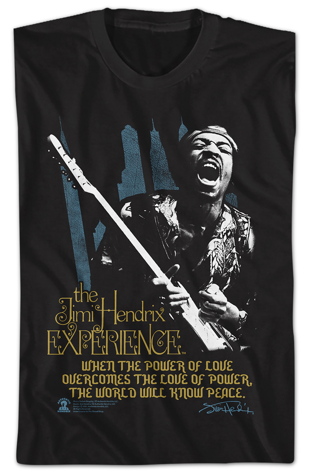 Power Of Love Jimi Hendrix T-Shirt Hoodie, Sweatshirt | CiraTrend.com (Image 2)