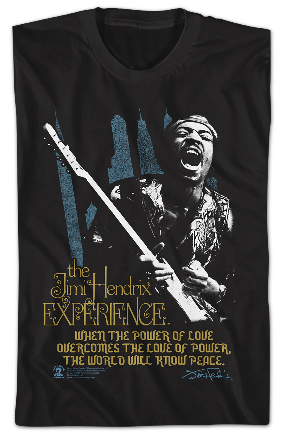 Power Of Love Jimi Hendrix T-Shirt Hoodie, Sweatshirt | CiraTrend.com (Image 2)
