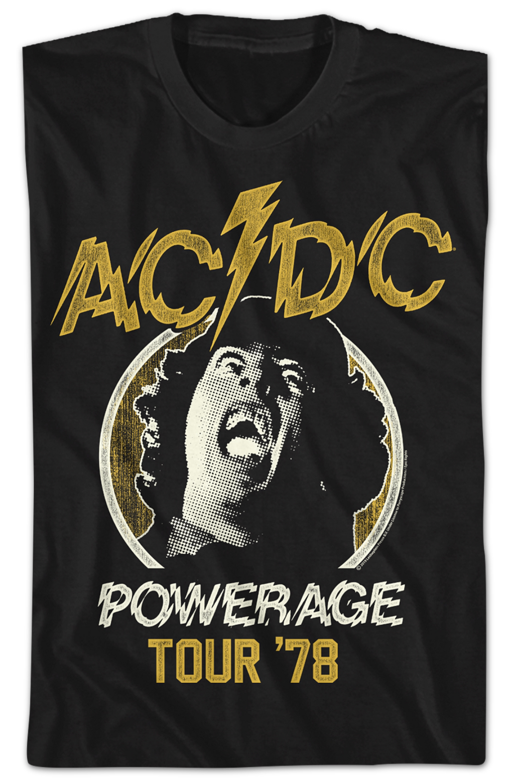 Powerage Tour '78 ACDC Shirt Hoodie, Sweatshirt | CiraTrend.com (Image 2)