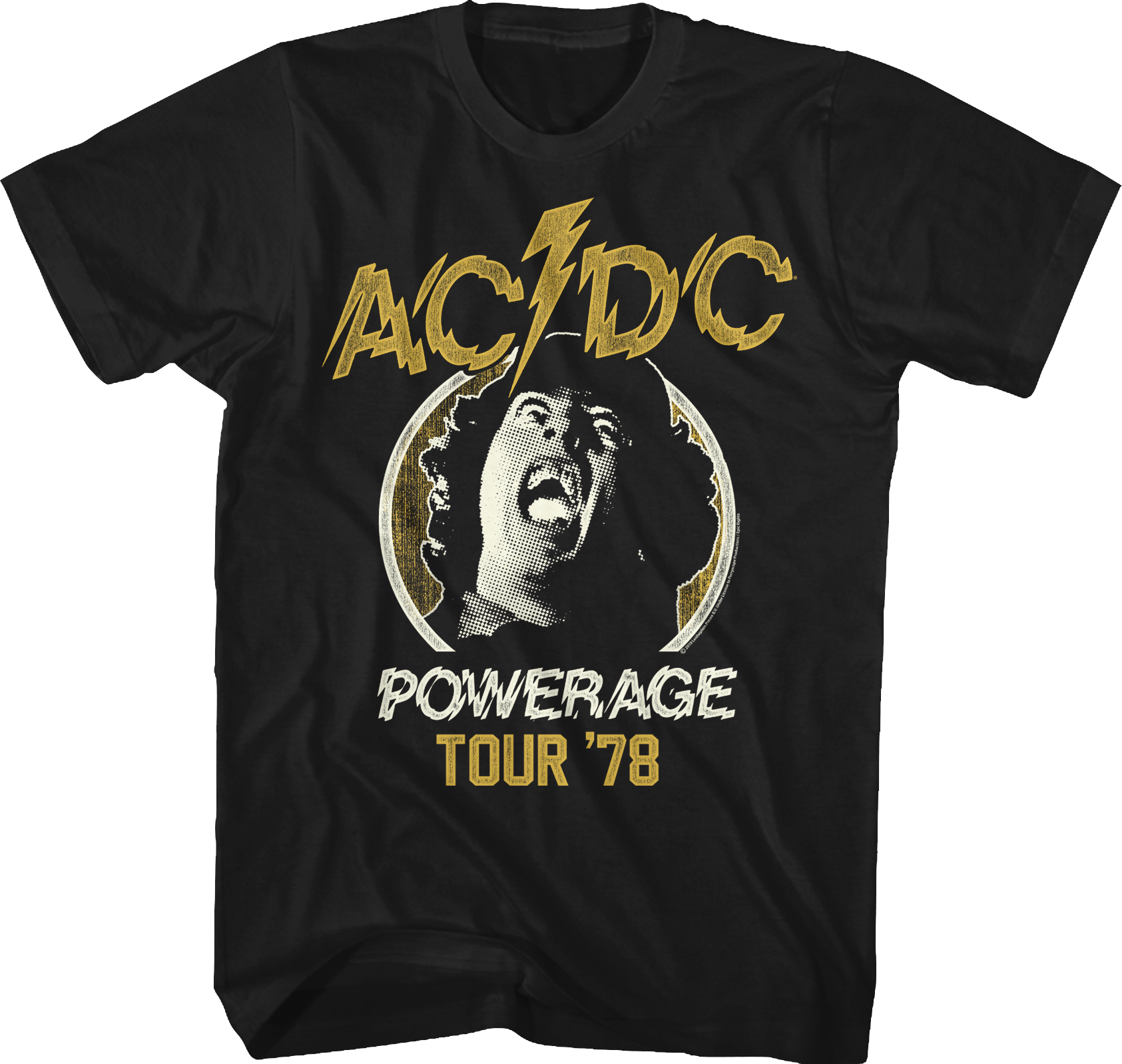 Powerage Tour '78 ACDC Shirt Hoodie, Sweatshirt | CiraTrend.com (Image 1)