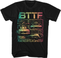 Distressed Powered By Flux Capacitor Back To The Future T-Shirt Hoodie, Sweatshirt | CiraTrend.com (Image 1)