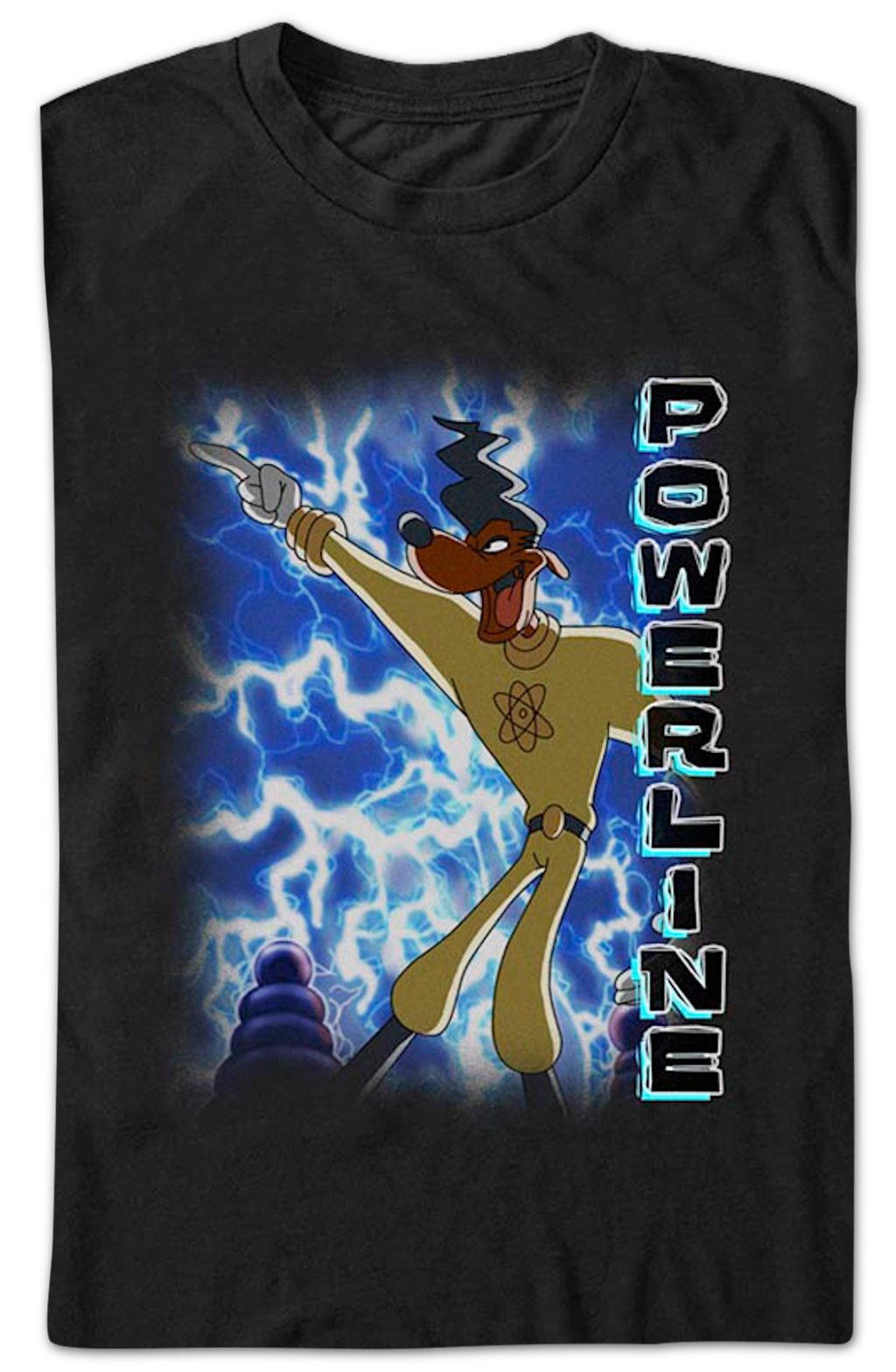 Powerline Lightning Bolts Goofy Movie T-Shirt Hoodie, Sweatshirt | CiraTrend.com (Image 2)