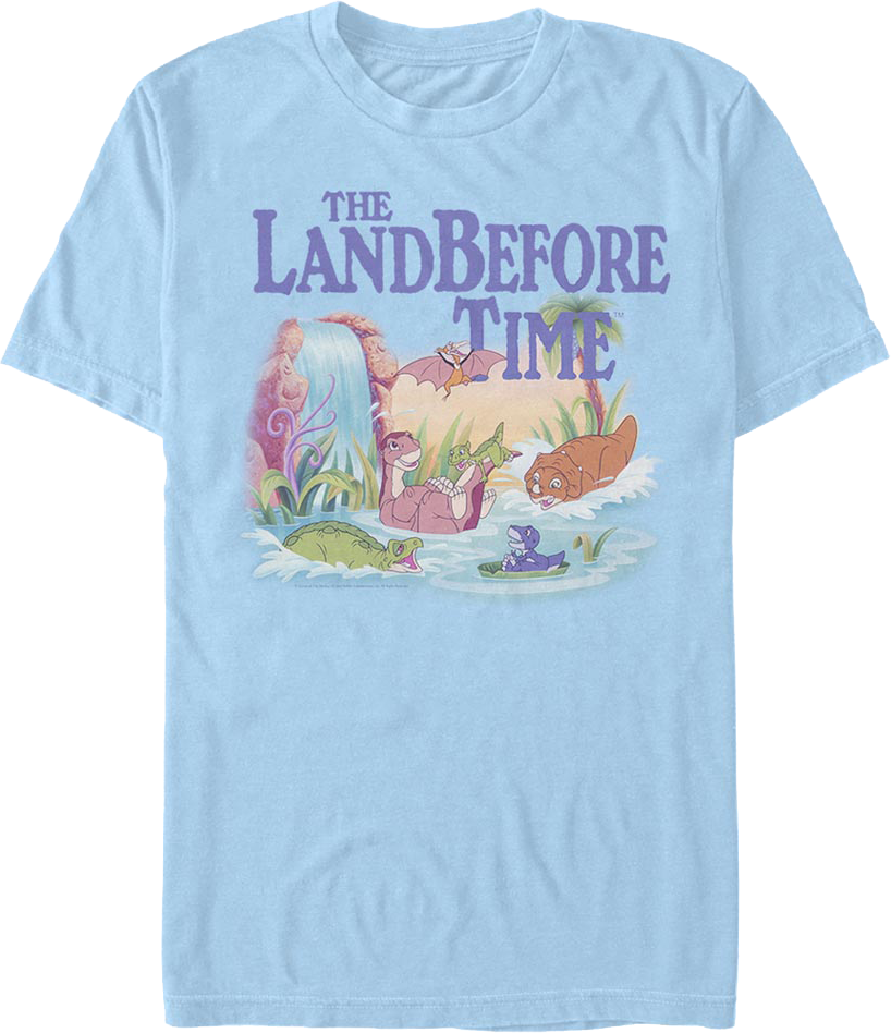 Prehistoric Splash Land Before Time T-Shirt Hoodie, Sweatshirt | CiraTrend.com (Image 1)