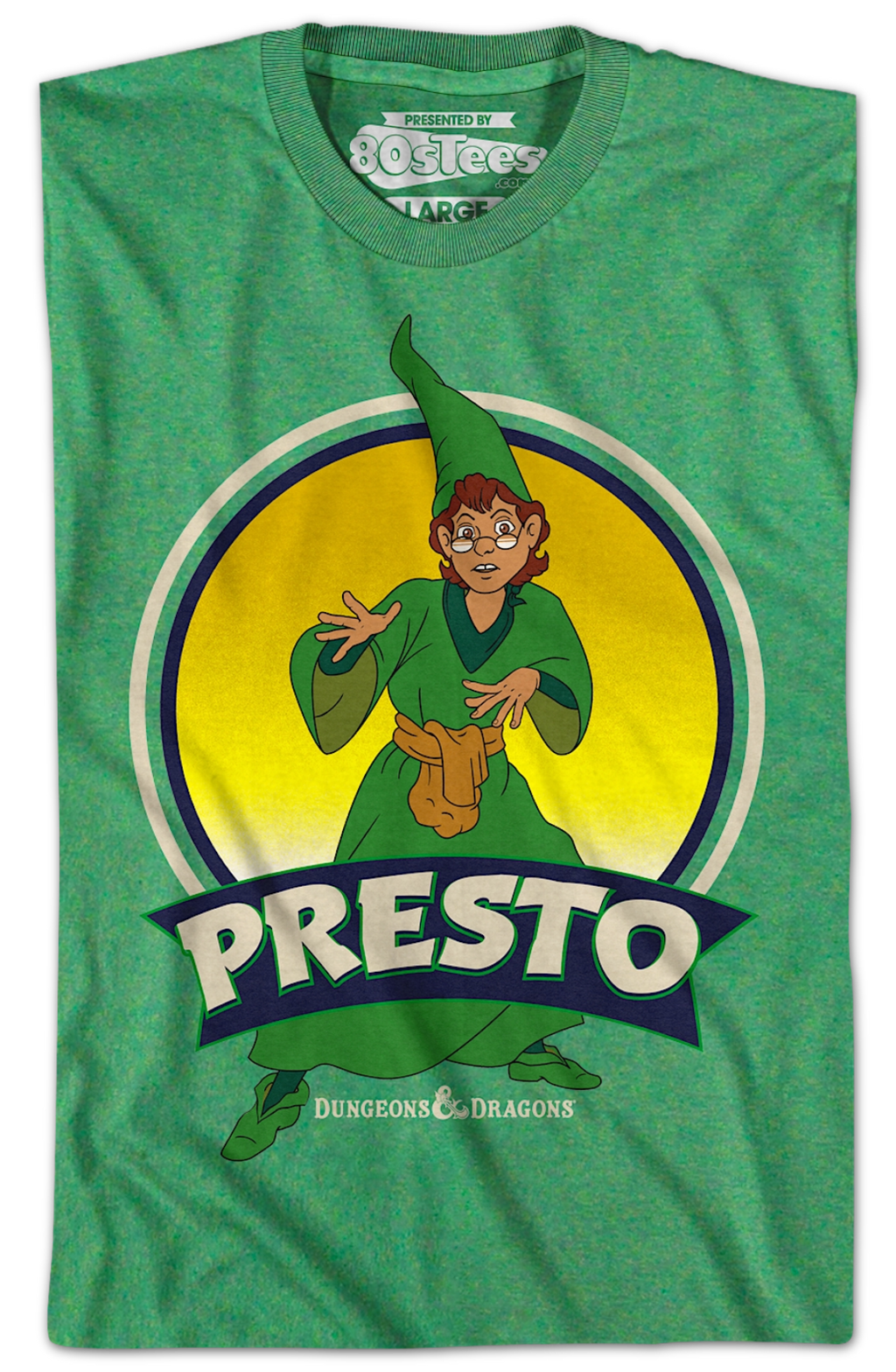 Presto Retro Circle Dungeons & Dragons T-Shirt Hoodie, Sweatshirt | CiraTrend.com (Image 2)