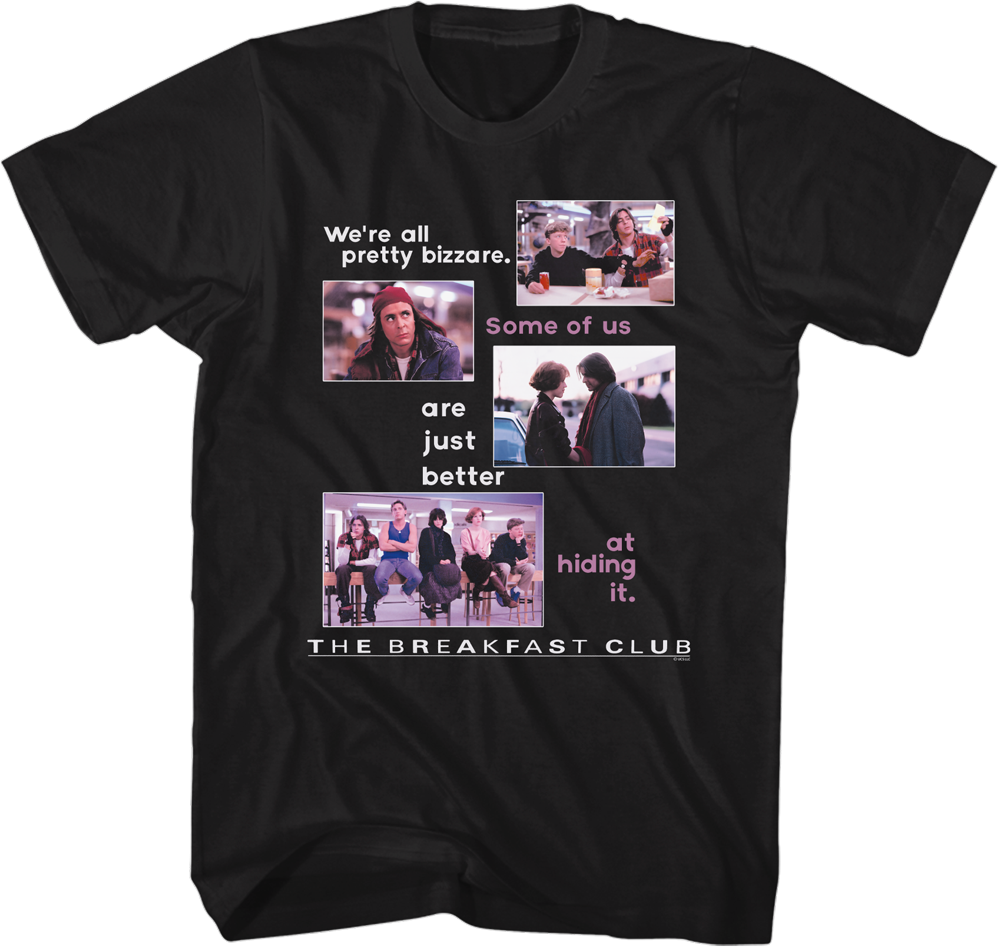 Pretty Bizarre Breakfast Club T-Shirt Hoodie, Sweatshirt | CiraTrend.com (Image 1)