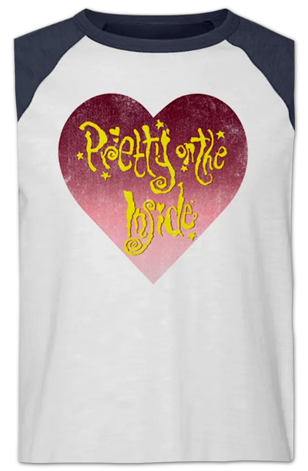 Pretty on the Inside Hole Raglan Baseball Shirt Hoodie, Sweatshirt | CiraTrend.com (Image 2)