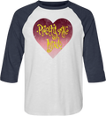Pretty on the Inside Hole Raglan Baseball Shirt Hoodie, Sweatshirt | CiraTrend.com (Image 1)
