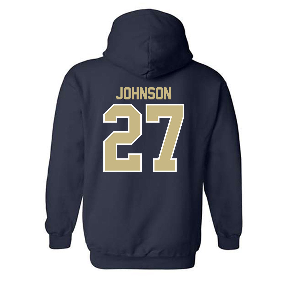 Akron - NCAA Football : Keyveon Johnson - Classic Shersey Hooded Sweatshirt Style003