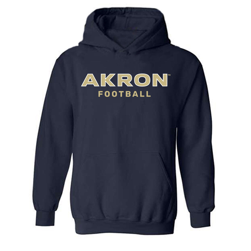 Akron - NCAA Football : Keyveon Johnson - Classic Shersey Hooded Sweatshirt Style003