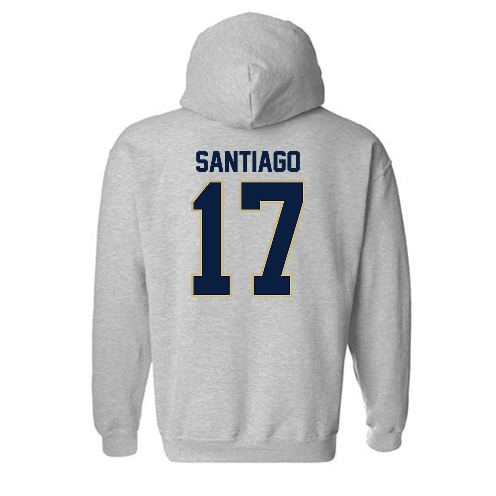 Akron - NCAA Women's Swimming & Diving : Alanis Santiago - Classic Fashion Shersey Hooded Sweatshirt Style001