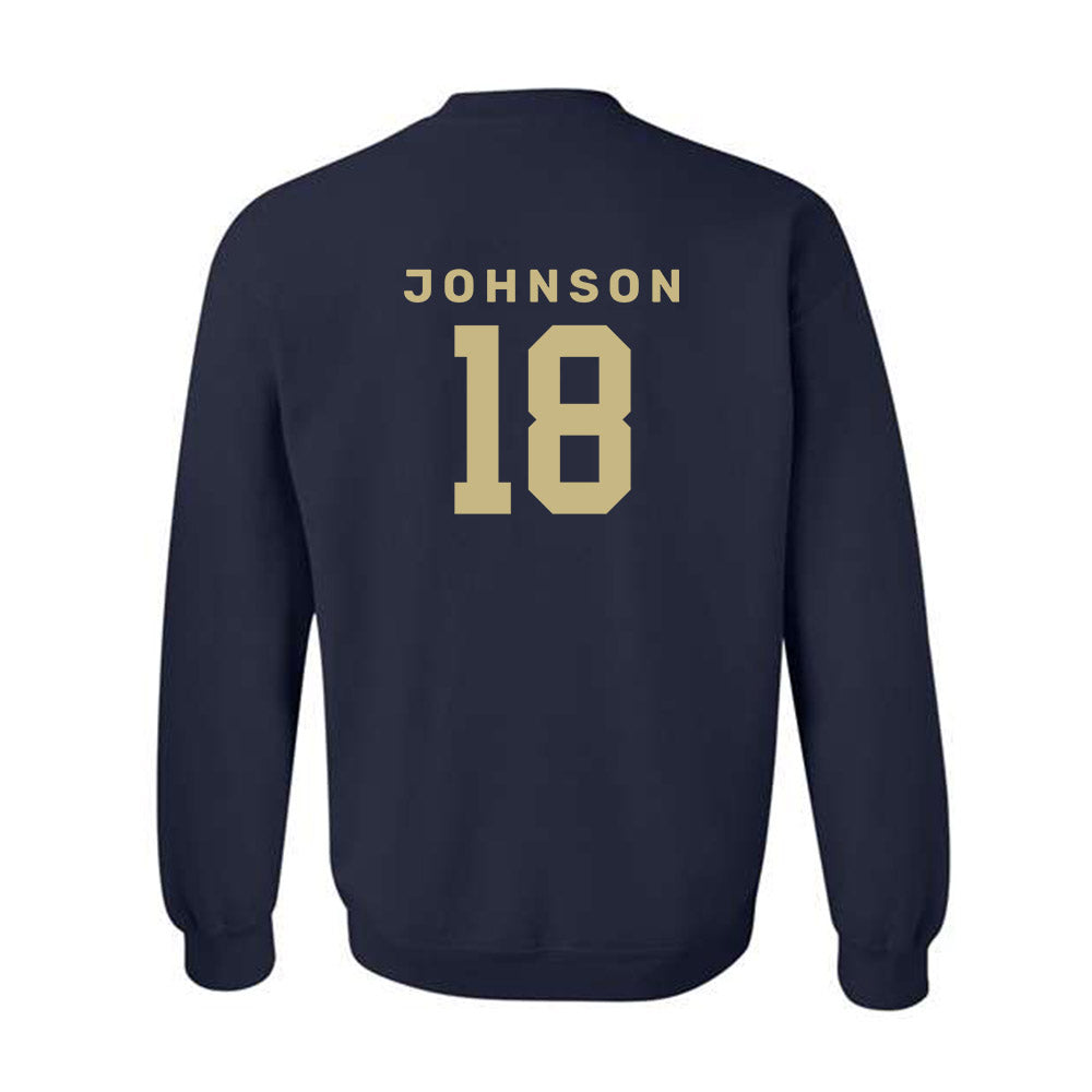Akron - NCAA Football : DiMarco Johnson - Classic Shersey Crewneck Sweatshirt Style003