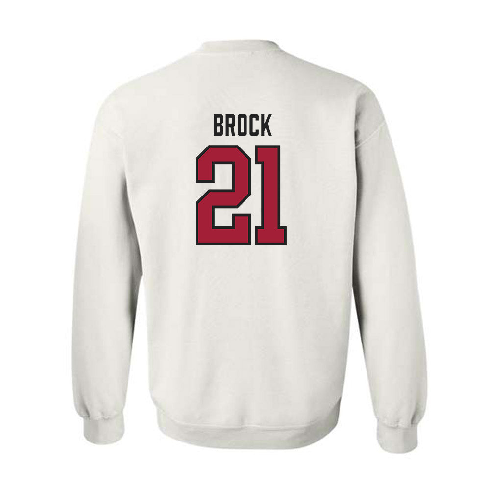 Alabama - Men's Basketball Alumni : Evan Brock - Crewneck Sweatshirt Sports Shersey